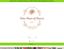 Tablet Screenshot of boisehouseofflowers.com